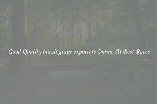 Good Quality brazil grape exporters Online At Best Rates