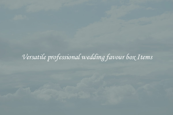 Versatile professional wedding favour box Items