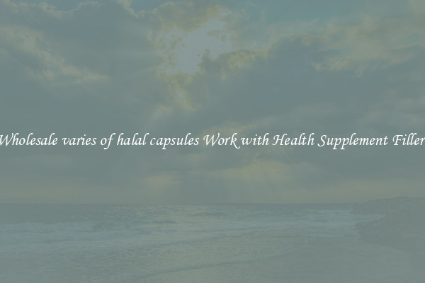 Wholesale varies of halal capsules Work with Health Supplement Fillers