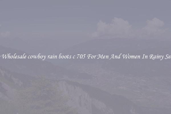 Buy Wholesale cowboy rain boots c 705 For Men And Women In Rainy Season