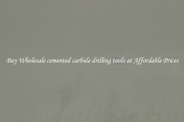 Buy Wholesale cemented carbide drilling tools at Affordable Prices