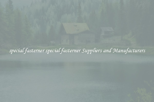 special fasterner special fasterner Suppliers and Manufacturers