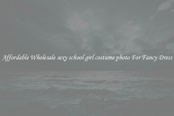 Affordable Wholesale sexy school girl costume photo For Fancy Dress