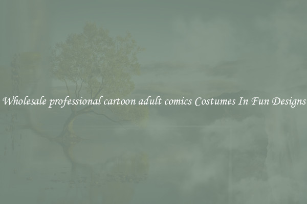 Wholesale professional cartoon adult comics Costumes In Fun Designs