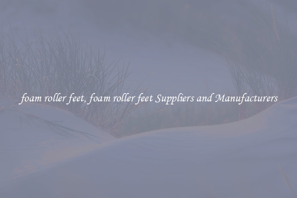 foam roller feet, foam roller feet Suppliers and Manufacturers