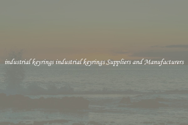 industrial keyrings industrial keyrings Suppliers and Manufacturers